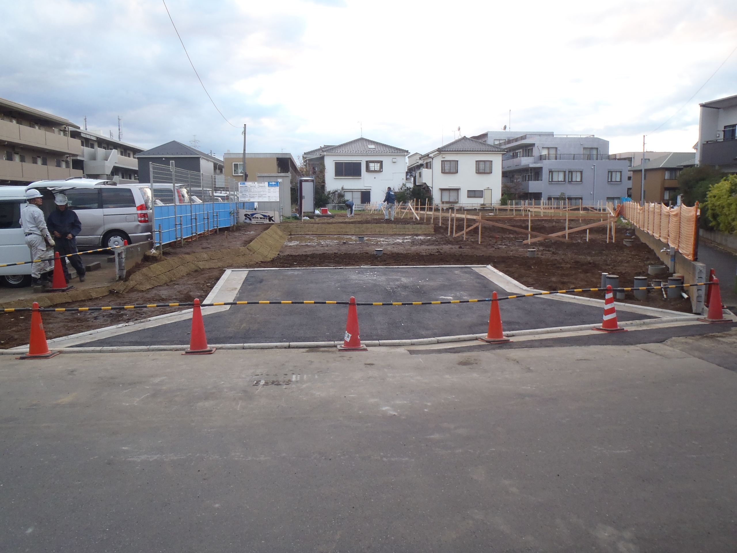 綱島上町保育園計画に伴う開発工事　横浜市港北区